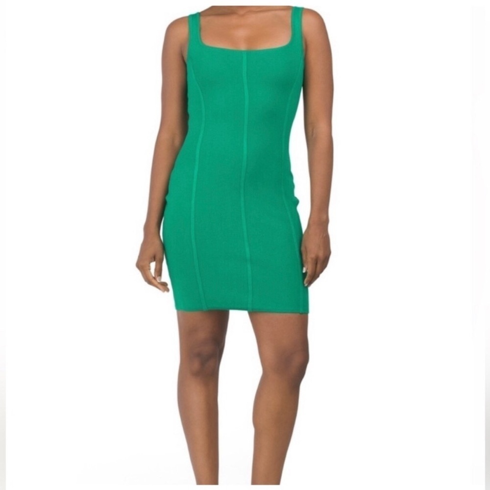 NWT HOUSE OF HARLOW Corset Compression Knit Mini Dress Size M
